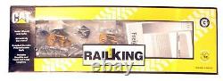 Railking'gauge 1' 70-76042 Caterpillar Flat Car With Cat 226 Skid Steer Loader