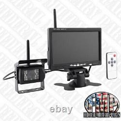 SKID STEER BOBCAT Backup Camera + Monitor 12V 24V SKIDSTEER NO BRACKET OR ARM