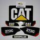 Skid Steer Caterpillar Cat Decal 272c 2speed Sticker Set Fast Free Shipping