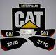 Sticker Set Skid Steer Caterpillar Cat Decal Kit Loader 277c Fast Free Usa Ship