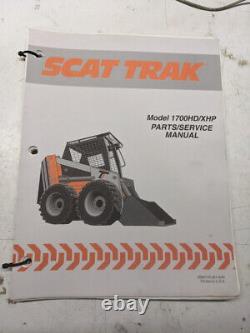 Scat Trak Maintenance Manual Repair Model 1700hd 1992 8990176 Skid Steer Loader