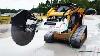 Skid Steer Bobcat Machine With Cool Attachments Working Best
