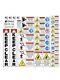 Skid Steer Decal General Safety & Warnings Complete Decal Set