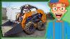 Skid Steer With Blippi Construction Trucks For Kids