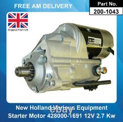 Starter Motor For Case Skid Steer 428000-1690 428000-1691 2.7KW