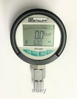 Stauff Digital Pressure Test Kit 0-600 Bar (8700 Psi) 2m Test Hose Adaptors Case