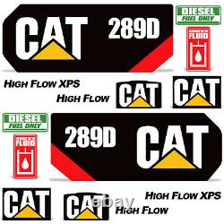 Sticker Decals Graphic kit for Caterpillar CAT 289D Compact Track Loader