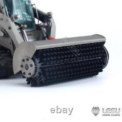 Sweeper Brush Cleaner For 1/14 Scale LESU Hydraulic Skid Steer RC Loader Model