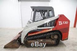 Takeuchi Tl130 Skid Steer Track Loader, 69 Hp, Open Rops, Ready To Go To Work