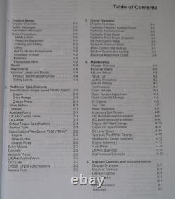 Takeuchi Ts50v Ts60v Skid Steer Loader Service Shop Repair Workshop Manual Book