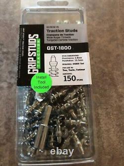 Tractor Loader Rubber Tire Studs Gripstuds Skid Steer #1800 Grip Studs 150p Tool