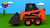 Trucks For Children Skid Loader Construction Game Educational Cartoon