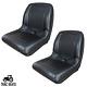 Two (2) Black High Back Seats For Bobcat 2200 2200d P# 102707301cc 103267001cc