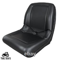 Two (2) Black High Back Seats for Bobcat 2200 2200D P# 102707301CC 103267001CC