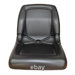 Two (2) Black High Back Seats for Bobcat 2200 2200D P# 102707301CC 103267001CC