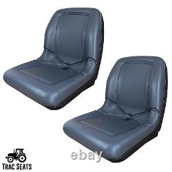 Two (2) Gray High Back Seats for Bobcat 2200 2200D UTV 102707301CC, 103267001CC