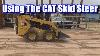 Using A Cat Skid Steer Loader To Level Dirt