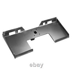 VEVOR 3/8 Skid Steer Attachment Plate Quick Attachment with 2.28 Receiver