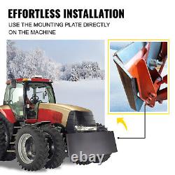 VEVOR Universal Quick Attach Mounting Skid Steer Mount Plate 0.24for Tractor