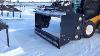 Virnig Manufacturing Snow Pusher Skid Steer Loader Attachment With Optional Pull Back