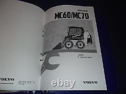 Volvo Mc60 Mc70 Skid Steer Loader Service Shop Repair Manual Book