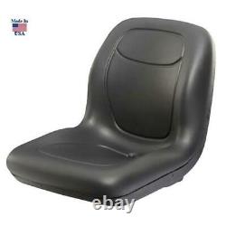 (1) Black High Back Seat S'adapte John Deere Chargeur À Skis 70 125 240 7775 8875