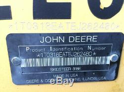 2015 Chargeuse Compacte John Deere 318e Seulement 1 200 Heures Pneus Neufs