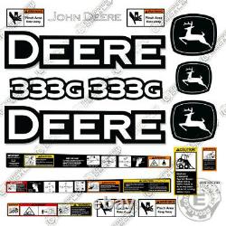 Autocollants D’avertissement John Deere 333g Decal Kit Skid Steer Loader (vinyle De 7 Ans)