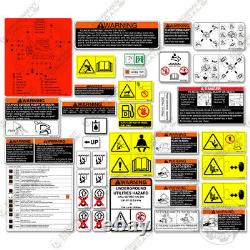 Autocollants de sécurité pour chargeuses compactes Kubota de la série SVL