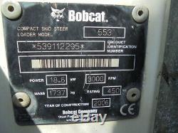 Bobcat 553 Chargeur / Mini Chargeur / Pelle £ 8495 + Tva