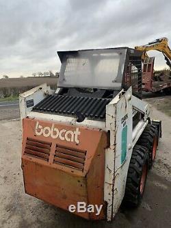 Bobcat 631 Diesel Mini Chargeuse Digger Nouveaux Pneus Et Bucket
