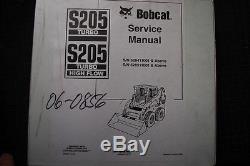 Bobcat S205 Chargeuse À Direction À Glissement Manuel De Service 2006 Repair Shop Book Engine Guide