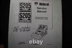Bobcat S205 Skid Steer Loader Service Manual 2006 Guide Des Moteurs De Réparation