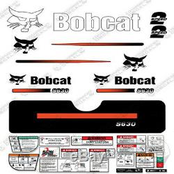 Bobcat S630 Decal Kit Skid Steer (rayures Droites)
