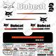 Bobcat S650 Compact Chargeuse Sur Chenilles Decal Kit Skid Steer S650 (rayures Droites)