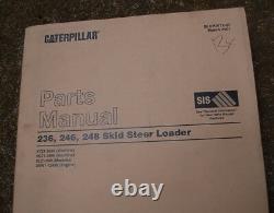 Cat Caterpillar 236 246 248 Skid Steer Loader Pièces Manuel Catalogue Livre 2001 Oem