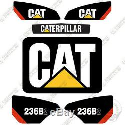 Caterpillar 236b2 Decal Kit Autocollants D'équipement