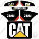 Caterpillar 242 B-3 Decal Kit Skid Steer Équipement Autocollants
