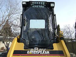 Caterpillar 247 B Cat 1/2 Extreme Duty Porte + Cabine Cabine. Chargeuse À Direction À Glissement