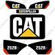 Caterpillar 252b-3 Decal Kit Skid Steer Équipement Décalcomanies 252 252 B3-b3 252 B 3