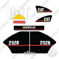 Caterpillar 252b Decal Kit Équipement Autocollants Ancien Style