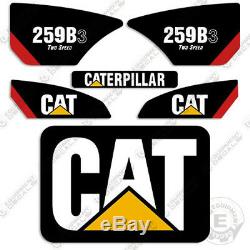 Caterpillar 259b-3 Decal Kit Stickers Équipement 2 Vitesses