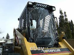 Caterpillar Cat 1/2 Porte Incassable + Côtés! Polycarbonate Lexan Skid Cabine