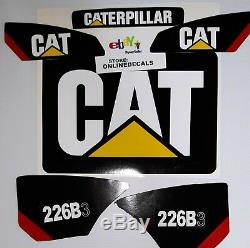 Caterpillar Cat Chargeurs Compacts Decal 226b3 Sticker Set Expédition Rapide Gratuit