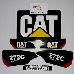 Caterpillar Cat Chargeurs Compacts Decal 272c 2speed Sticker Set Rapide Livraison Gratuite