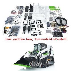 Chargeur hydraulique RC LESU 1/14 Aoue LT5 Skid-Steer Tracked Véhicule Peint KIT