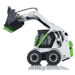 Chargeuse hydraulique radiocommandée sur roues LESU 1/14 avec skid-steer assemblé LT5H I6S