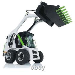 Chargeuse hydraulique radiocommandée sur roues LESU 1/14 avec skid-steer assemblé LT5H I6S