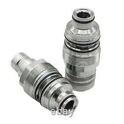 Coupleur plat à face hydraulique 6680018 6679837 pour chargeuse sur pneus P6X29825