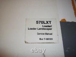 Custodia 570lxt Skid Steer Loader Landscaper Shop Réparation Manuel De Réparation Oem